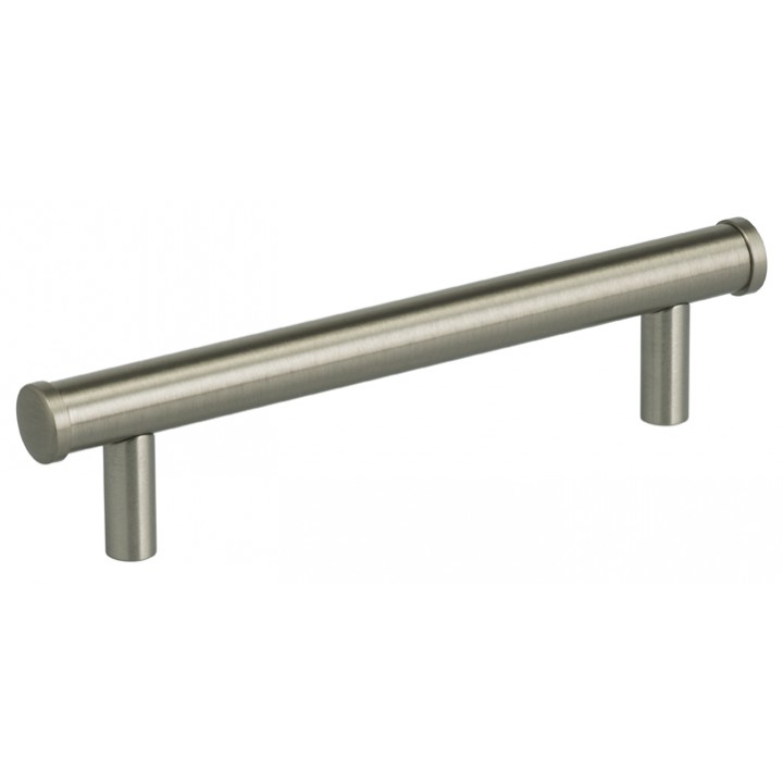 Omnia 9464/100 Cabinet Pull 4" - Satin Nickel Plated - Click Image to Close