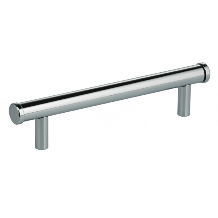 Omnia 9464/100 Cabinet Pull 4" - Polished Chrome Plated - Click Image to Close