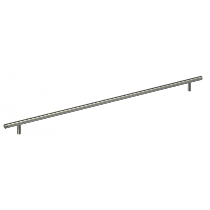 Omnia 9464/448 Cabinet Pull 17-5/8" CC - Satin Stainless Steel - Click Image to Close