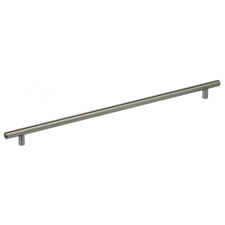 Omnia 9465/448 Cabinet Pull 17-5/8" CC - Satin Stainless Steel - Click Image to Close