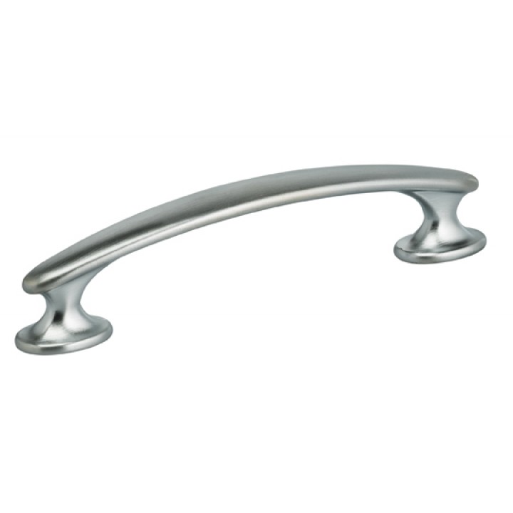Omnia 9522/102 Cabinet Pull 4" CC - Satin Chrome Plated - Click Image to Close