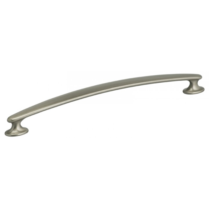 Omnia 9522/191 Cabinet Pull 7-1/2" CC - Satin Nickel Plated - Click Image to Close