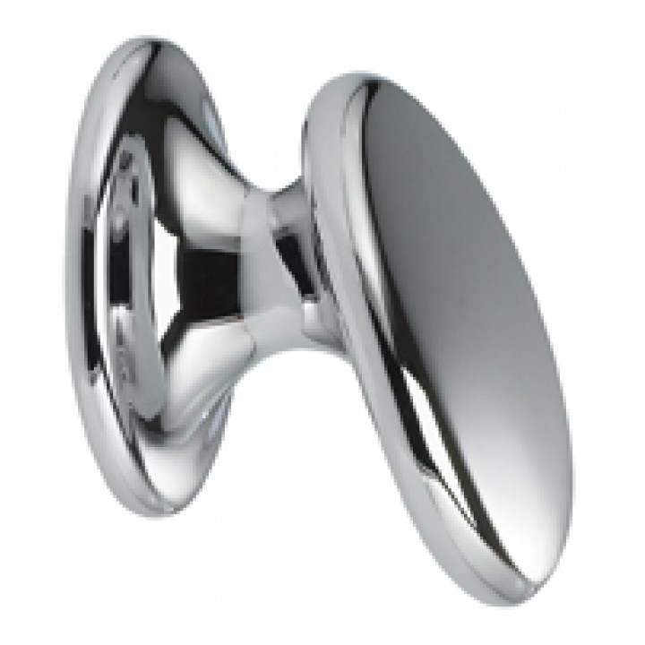 Omnia 9523/30 Cabinet Knob 1-3/16" - Polished Chrome Plated