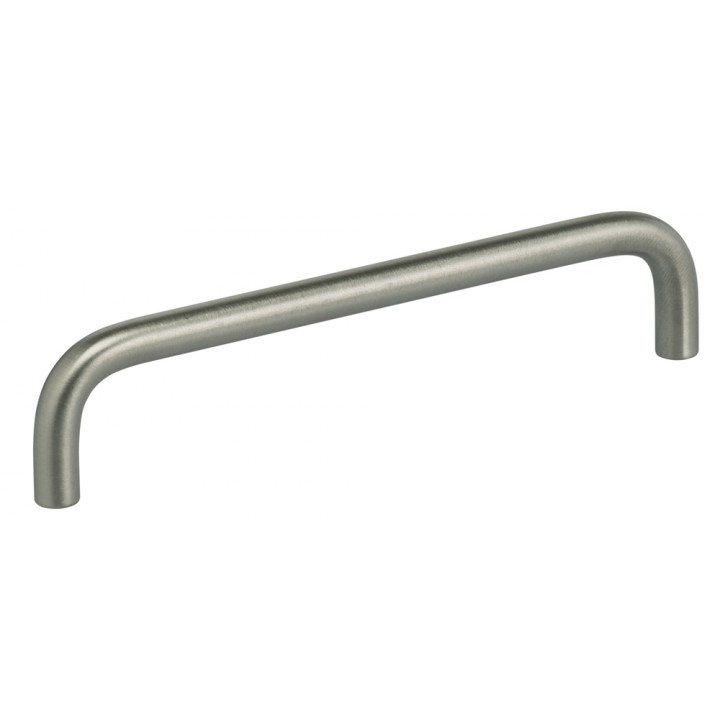 Omnia 9537/128 Cabinet Pull 5" CC - Satin Stainless Steel - Click Image to Close