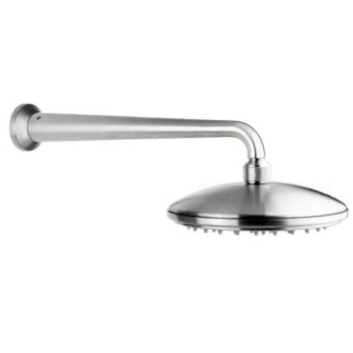 Outdoor Shower CAP-111-350S-8 13-1/2" Stainless Steel Shower Arm with 8" Round Shower Head - Click Image to Close