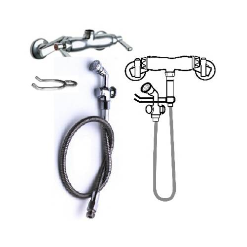 Outdoor Shower WMHS-0101-HC Wall Mount Hot and Cold Shower - Click Image to Close