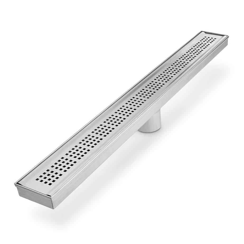 QM Drain 38.200.24 PS Bay Series. Ria Linear Drain 24". Polished (Prev. 38.200.24 P)