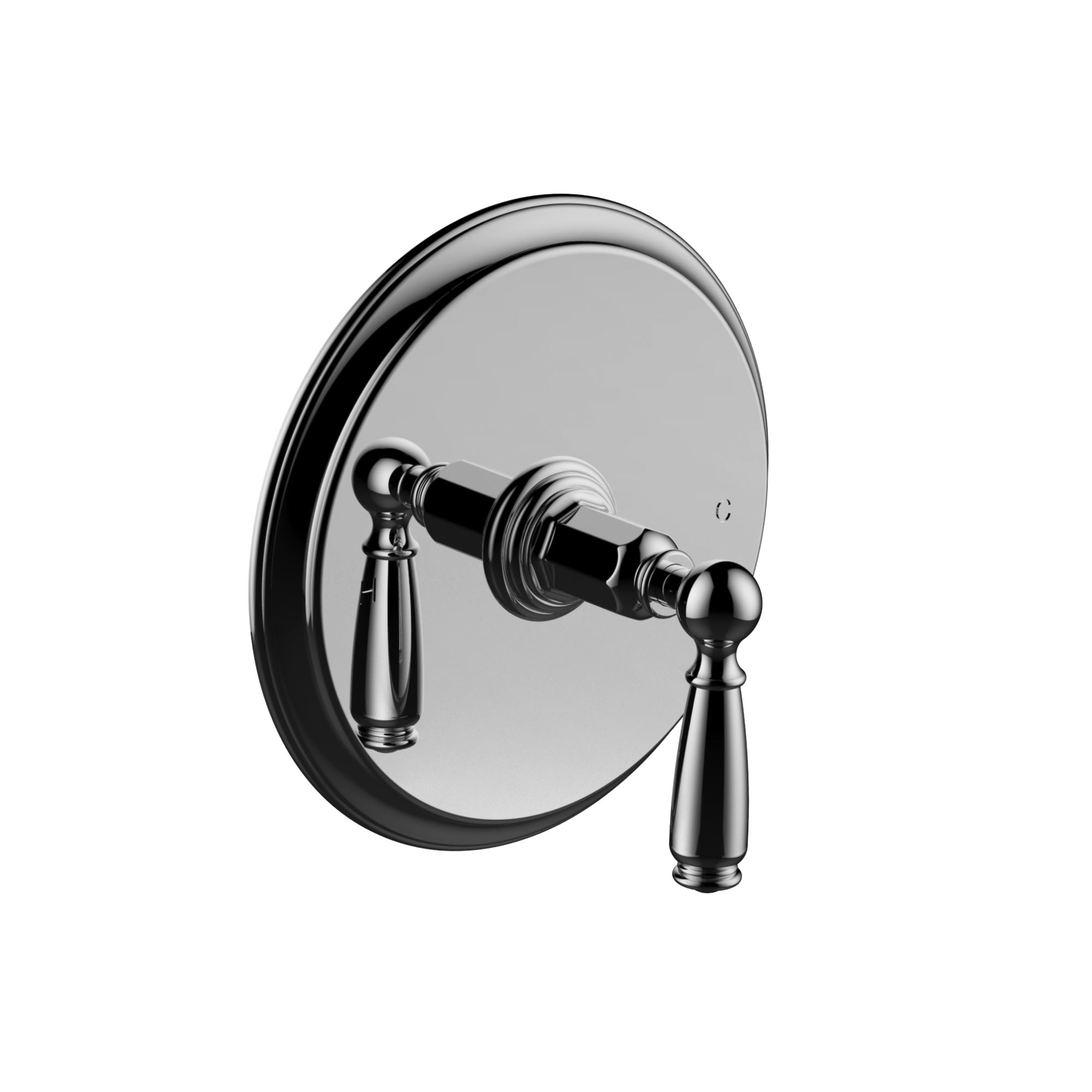 Santec 1831EP10-TM Pressure Balance Shower - Trim only with Ep Handle - Polished Chrome - Click Image to Close