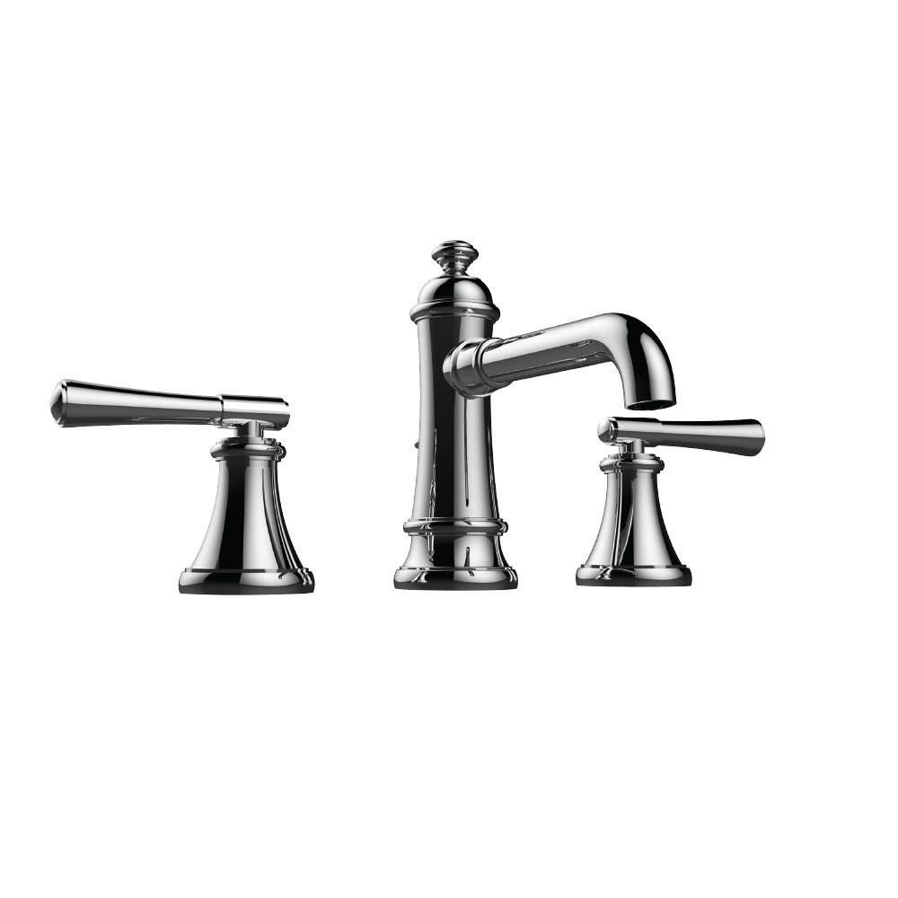 Santec 2320HA10 Alexis Widespread Lavatory Faucet with HA Handles - Polished Chrome - Click Image to Close
