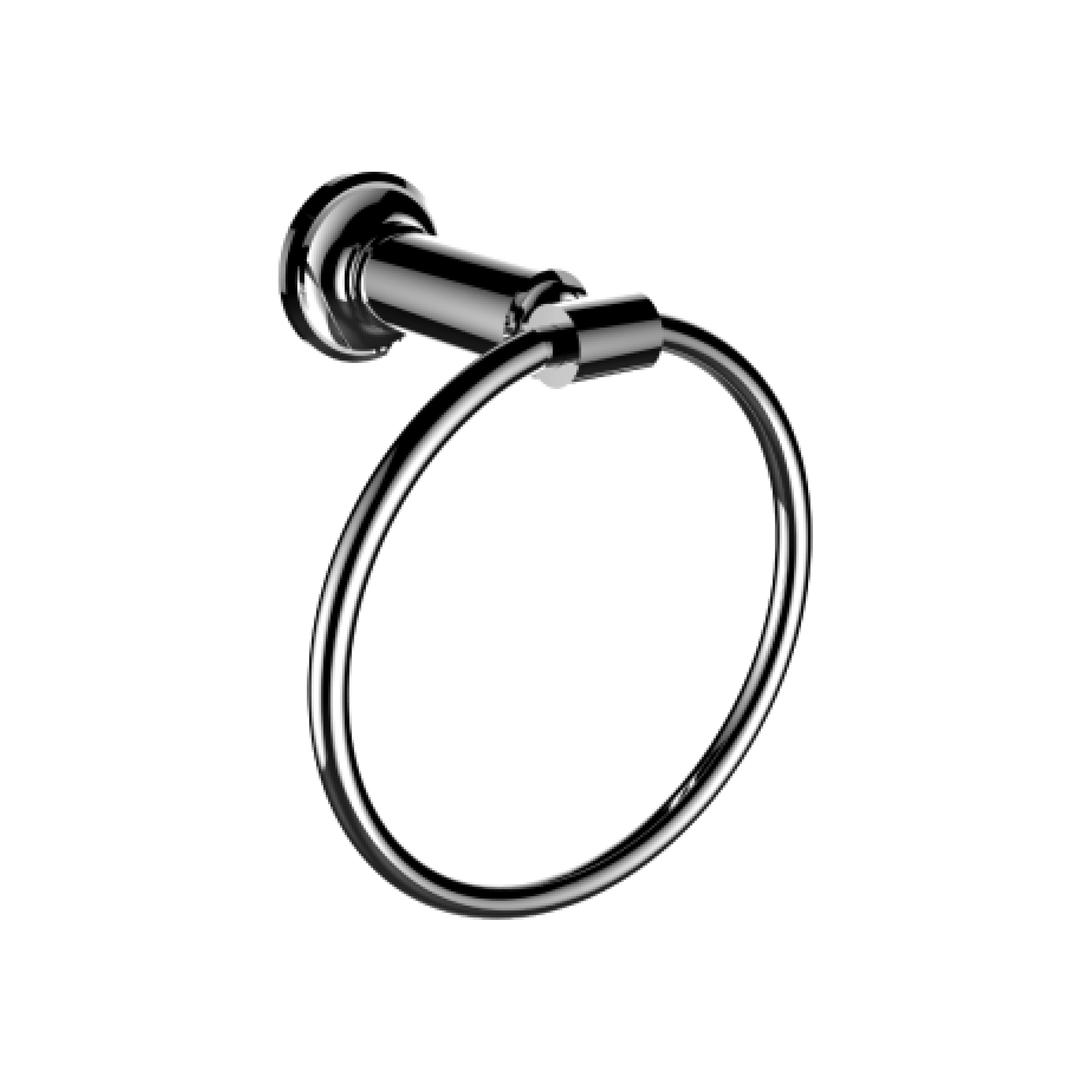 Santec 4564PI10 Piana II Towel Ring - Polished Chrome