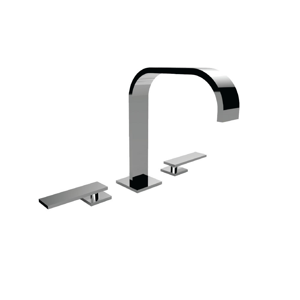 Santec 5620TF10 Widespread Lavatory with Tf Handles - Polished Chrome - Click Image to Close