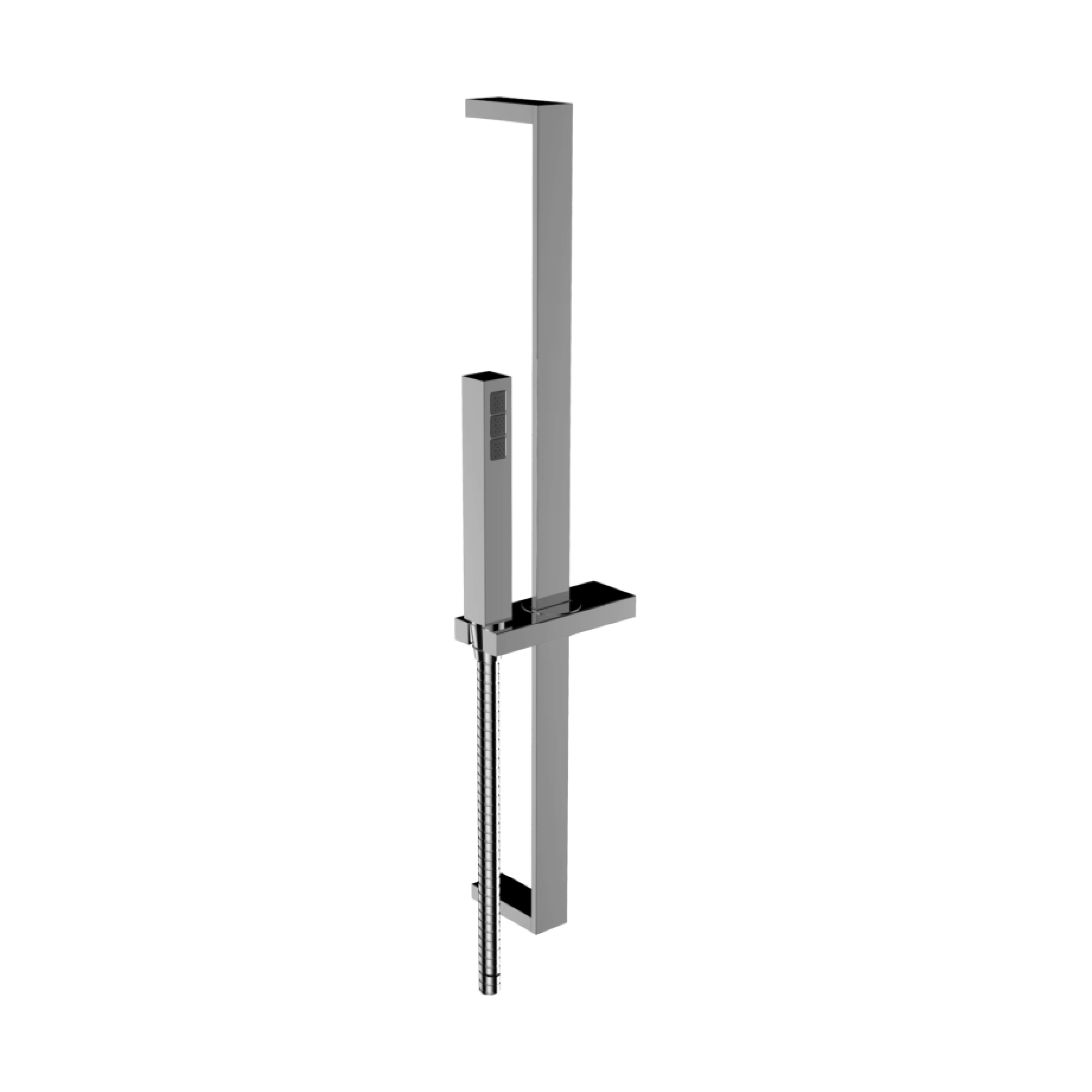 Santec 70841510 Ava Hand Shower Set with Slide Bar with Single Function Sprayer - Polished Chrome - Click Image to Close