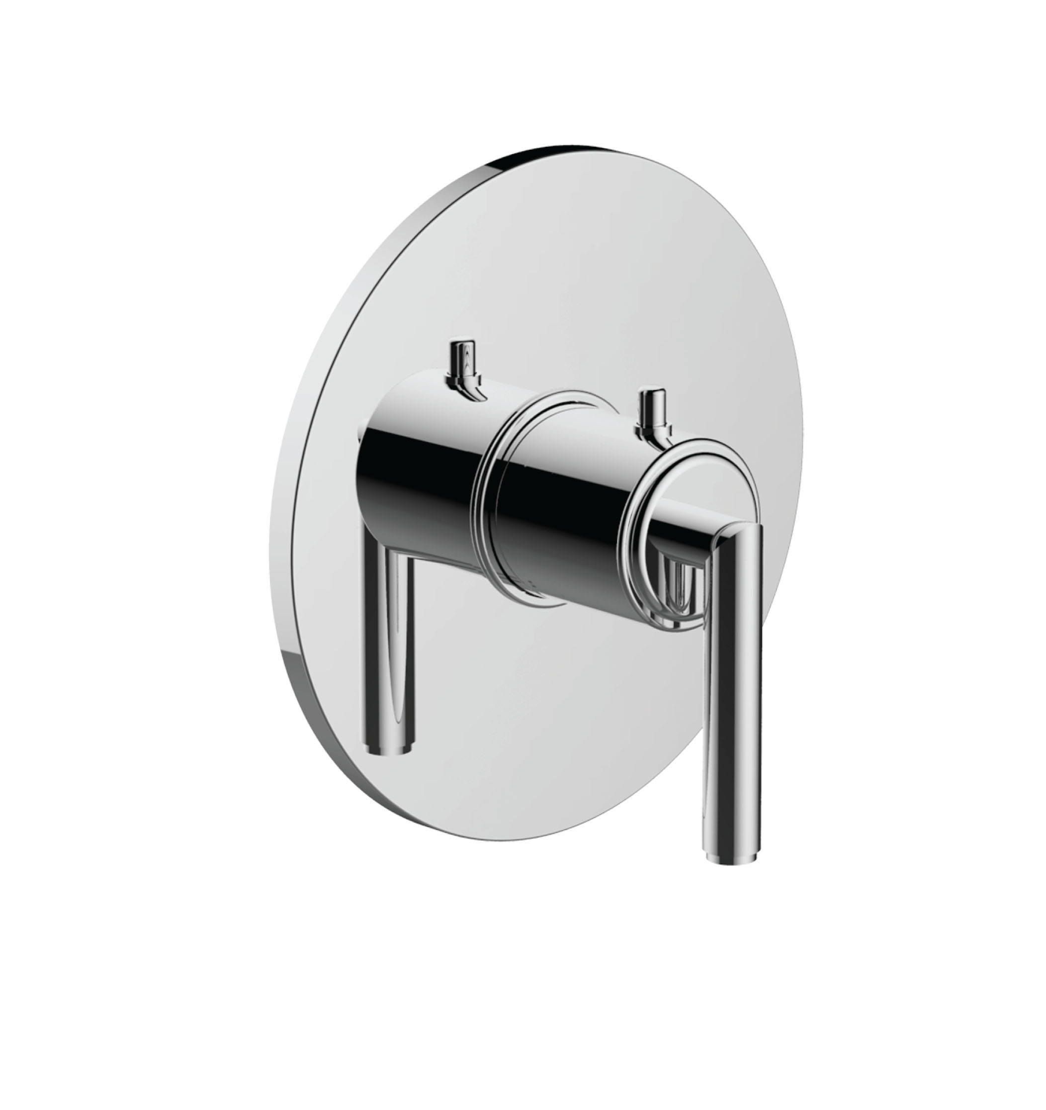 Santec 7093FO10-TM 3/4 Thermostatic Shower - Trim only with Fo Handle - Polished Chrome
