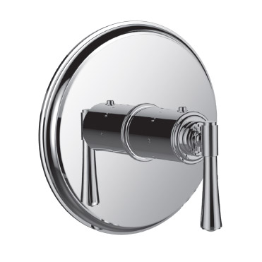Santec 7093HA10-TM Alexis Thermostatic Shower - Trim only with HA Handle - Polished Chrome