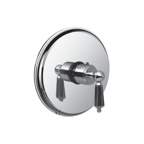 Santec 7093LL10-TM Monarch Thermostatic Shower - Trim only with LL Handle - Polished Chrome - Click Image to Close