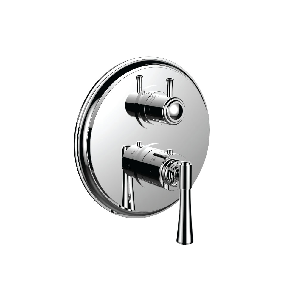 Santec 7096HA10-TM Alexis 1/2" Thermostatic Trim with HA Handle and 2-Way Diverter - Polished Chrome
