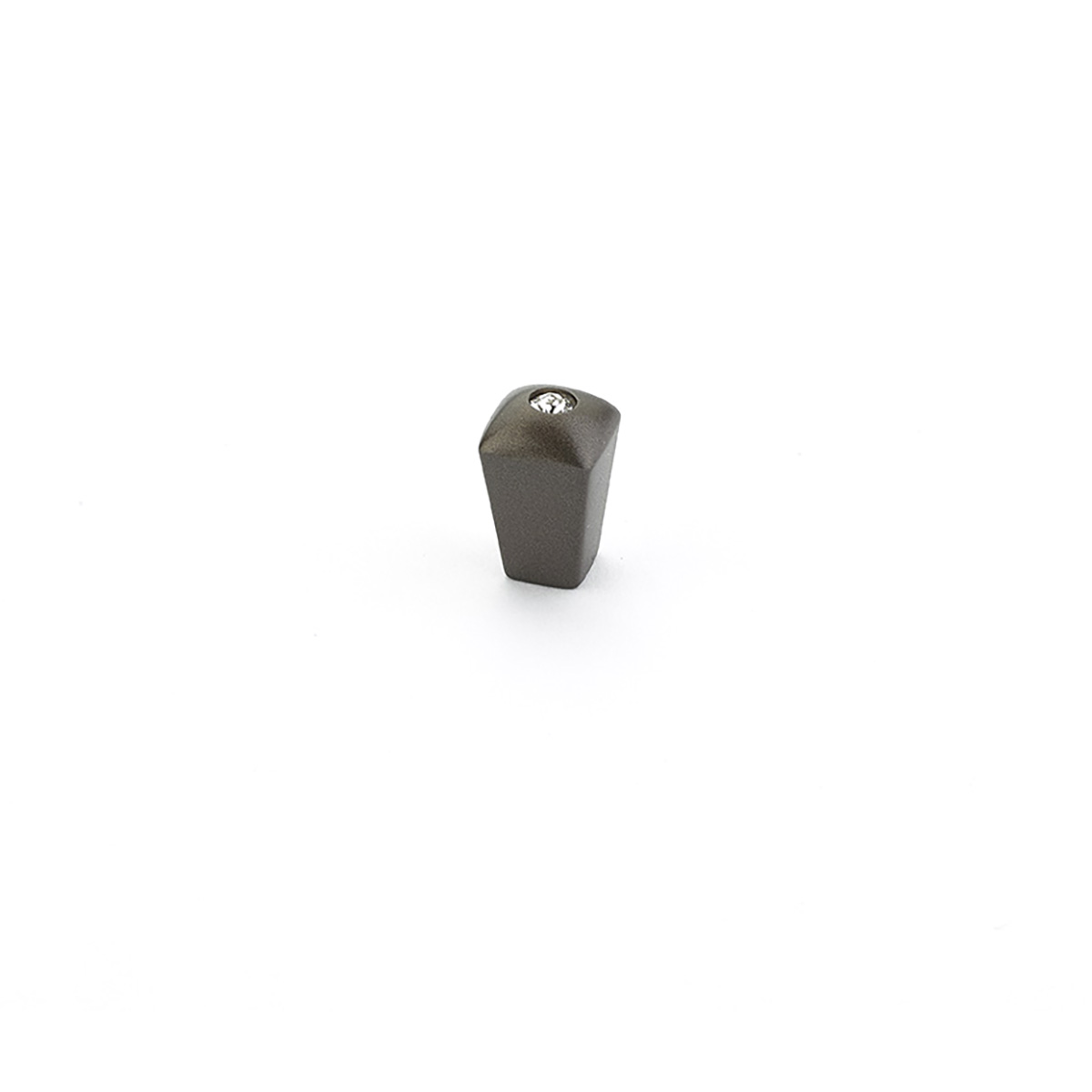 Schaub 299-MBZ Knob, Milano Bronze with Crystal, 1/2" - Milano Bronze