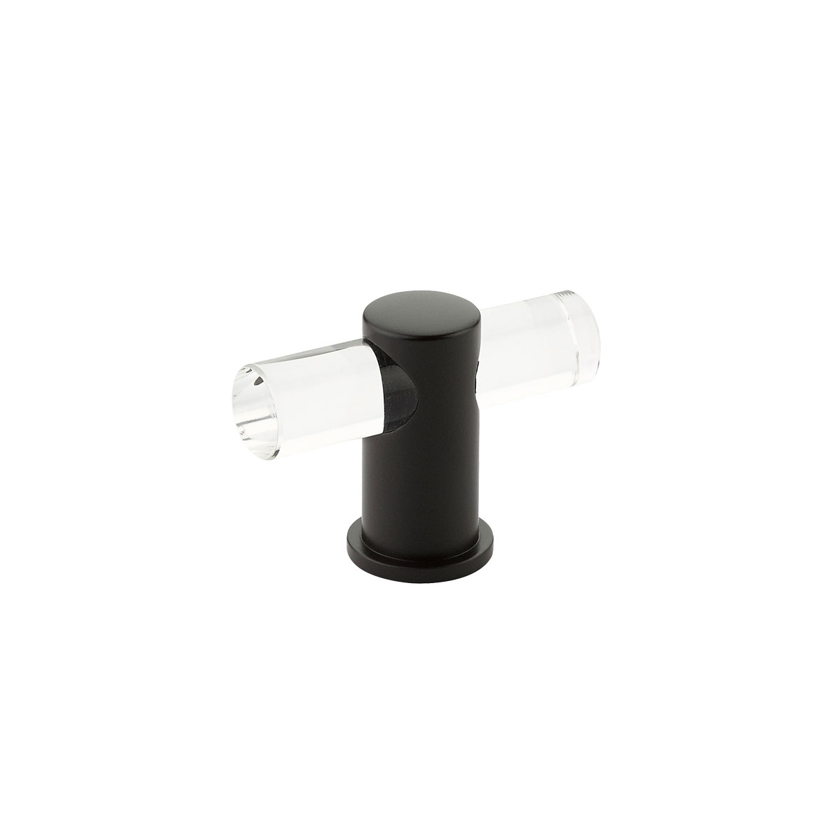 Schaub 401-10B T-Knob, Adjustable Clear Acrylic,Oil Rubbed Bronze, 2" - Oil Rubbed Bronze