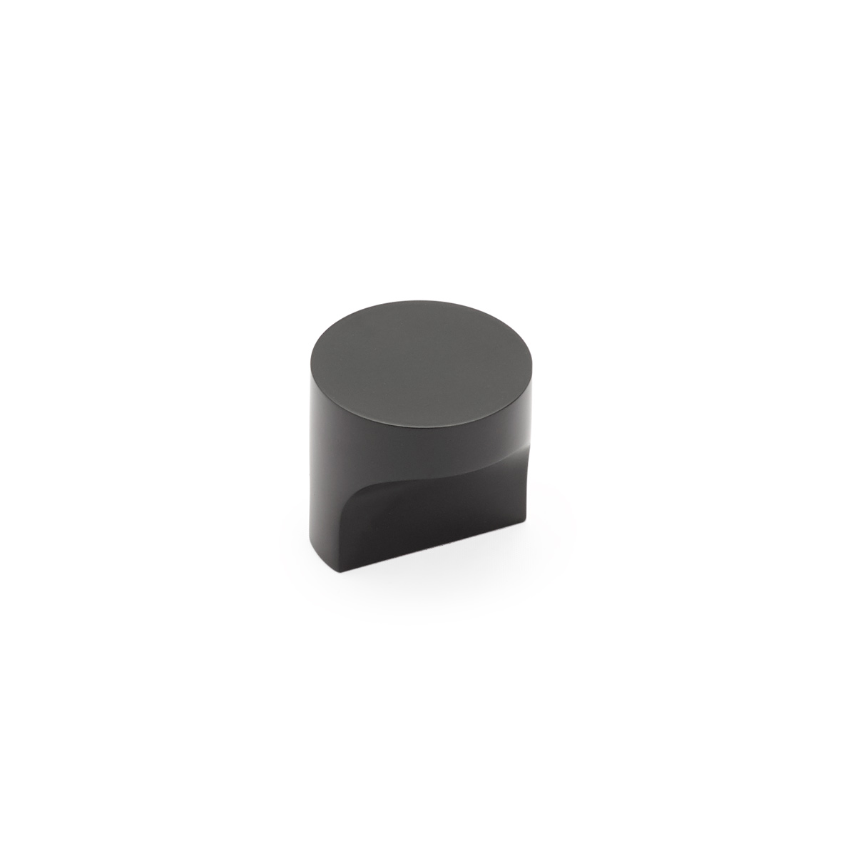 Schaub 471-MB Round T-Knob, Matte Black, 1-1/4" Dia - Matte Black
