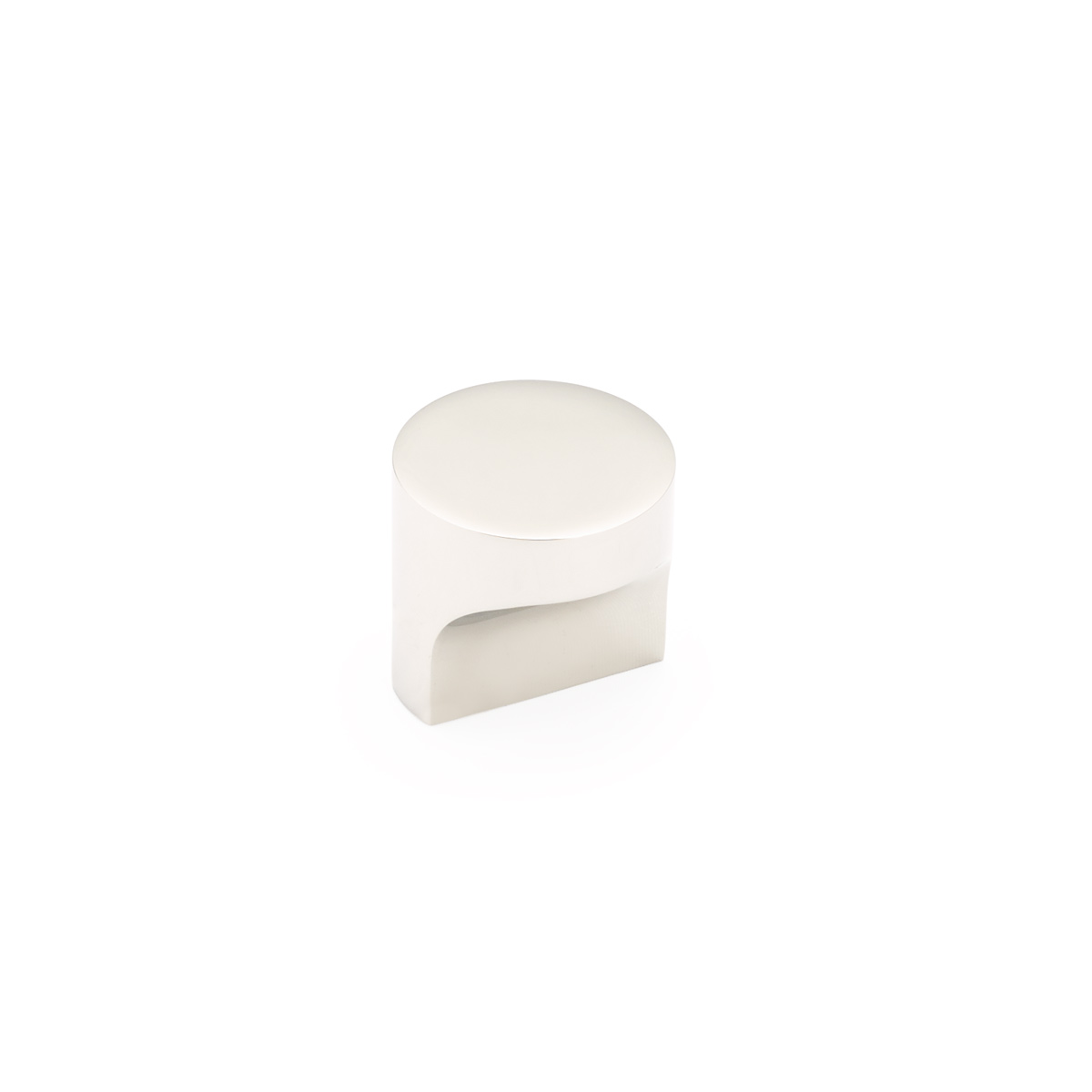 Schaub 471-PN Round T-Knob, Polished Nickel, 1-1/4" Dia - Polished Nickel