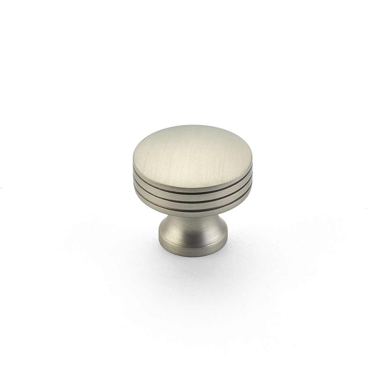 Schaub 532-15 Round Knob,Satin Nickel, 1-1/4" Dia - Satin Nickel