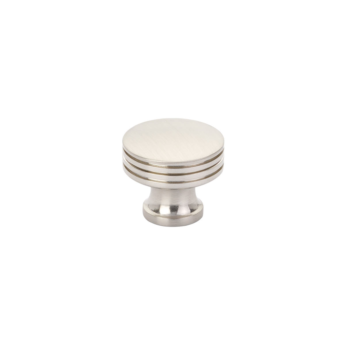 Schaub 532-BN Round Knob, Brushed Nickel, 1-1/4" Dia - Brushed Nickel
