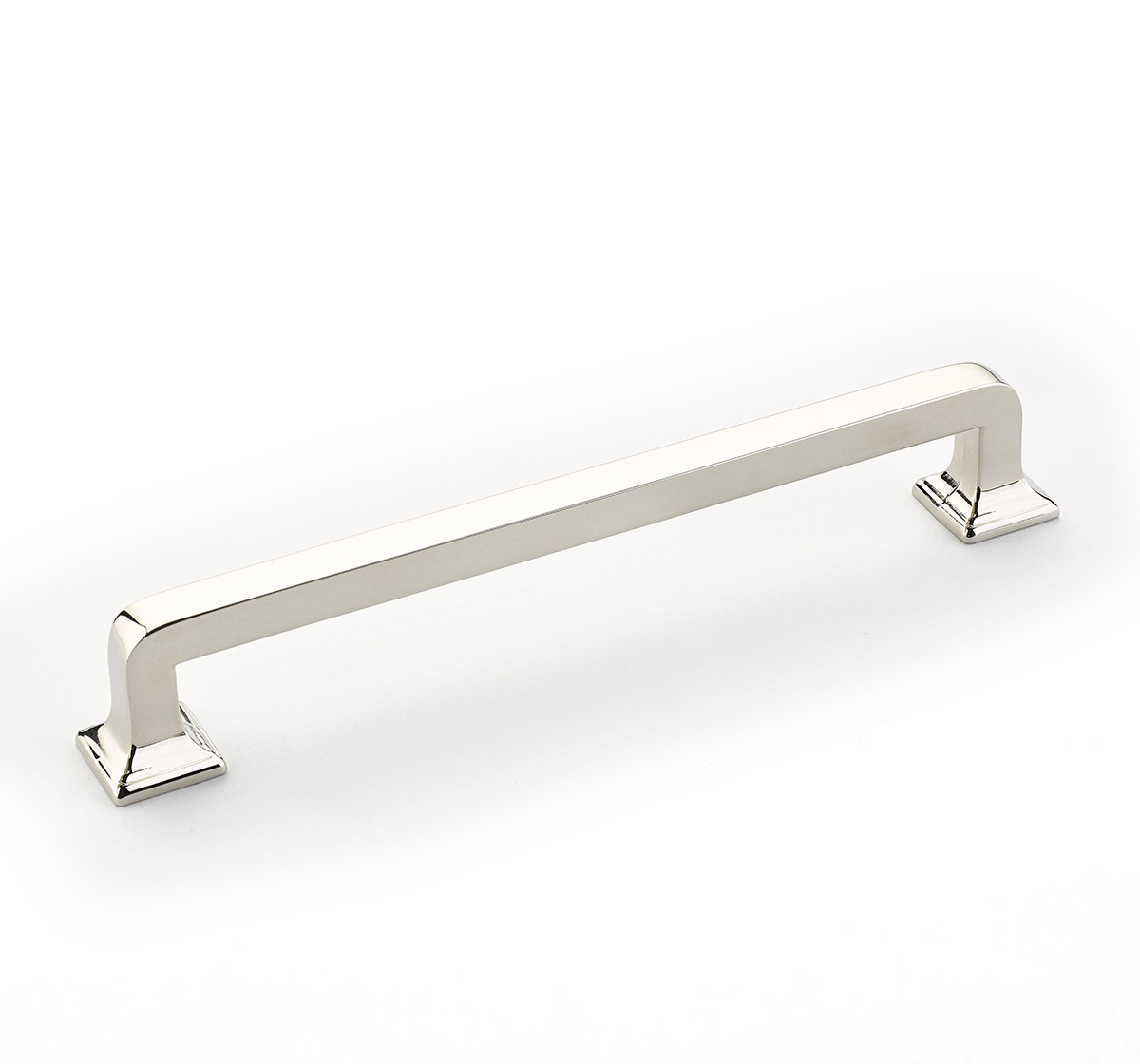 Schaub 537-PN Pull, Polished Nickel, 6" CC - Polished Nickel
