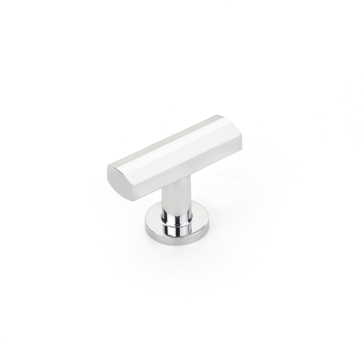 Schaub 552-26 T-Knob, Polished Chrome, 1-3/4" - Polished Chrome