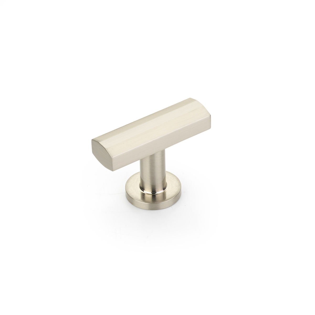 Schaub 552-BN T-Knob, Brushed Nickel, 1-3/4" - Brushed Nickel