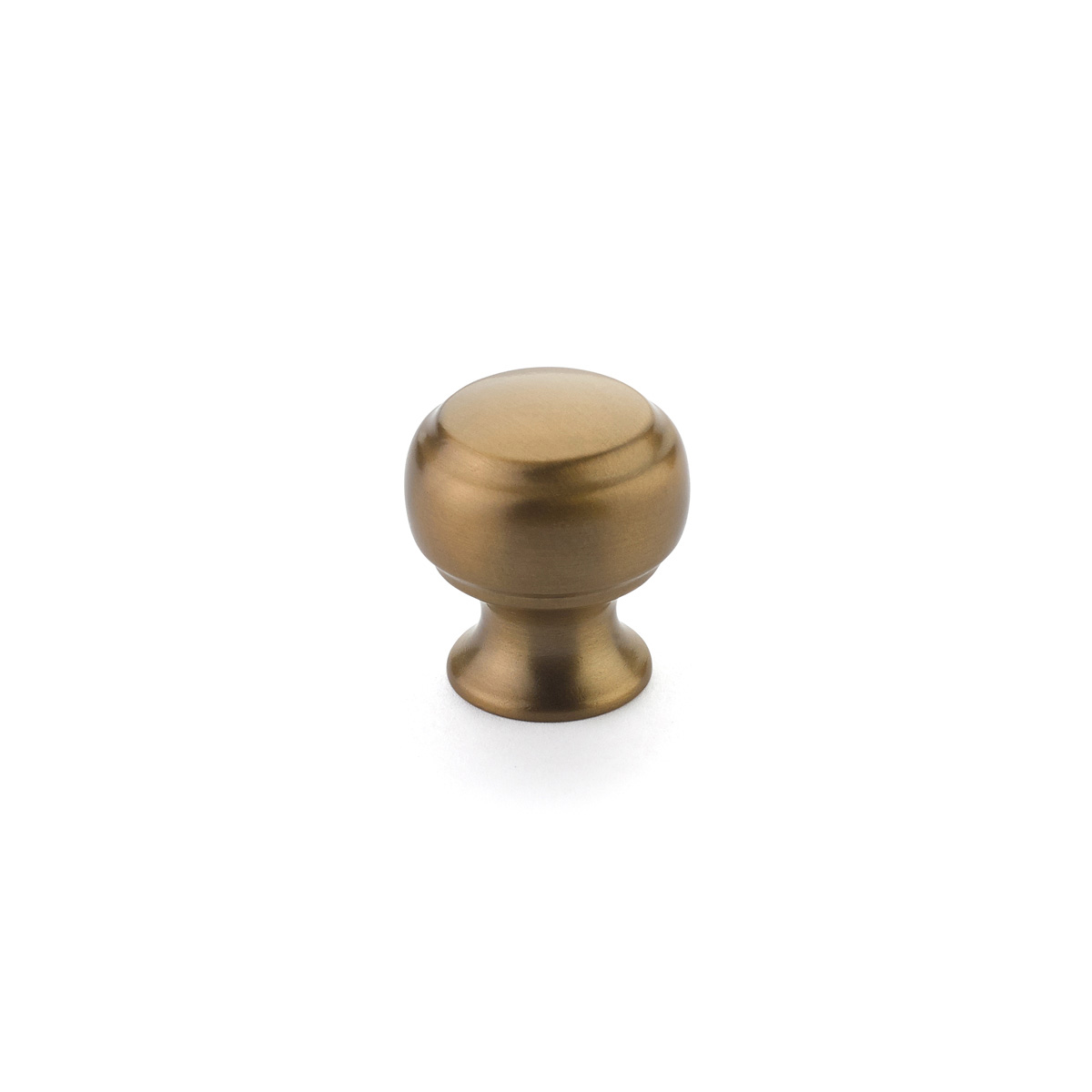 Schaub 63-BBZ Round Knob, Brushed Bronze, 1-1/8" Dia - Brushed Bronze