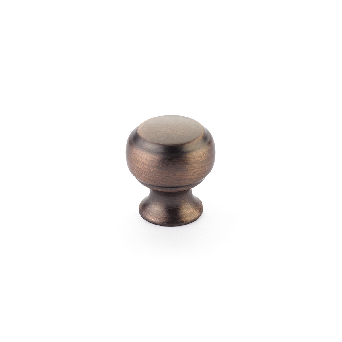 Schaub 63-EBZ Round Knob, Empire Bronze, 1-1/8" Dia - Empire Bronze
