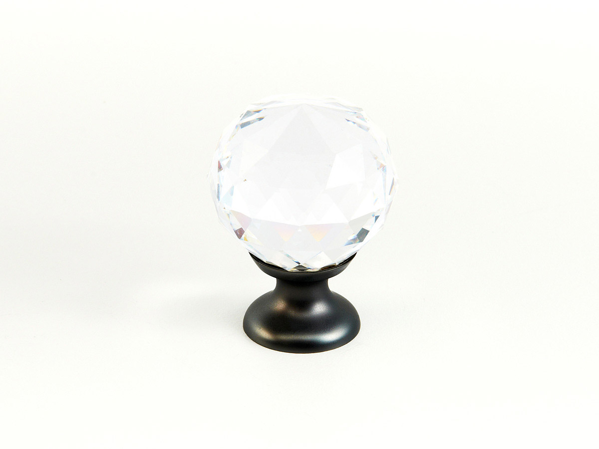 Schaub 70-CS-BZ Round Glass Knob, Bronze, 1-1/8" Dia - Bronze