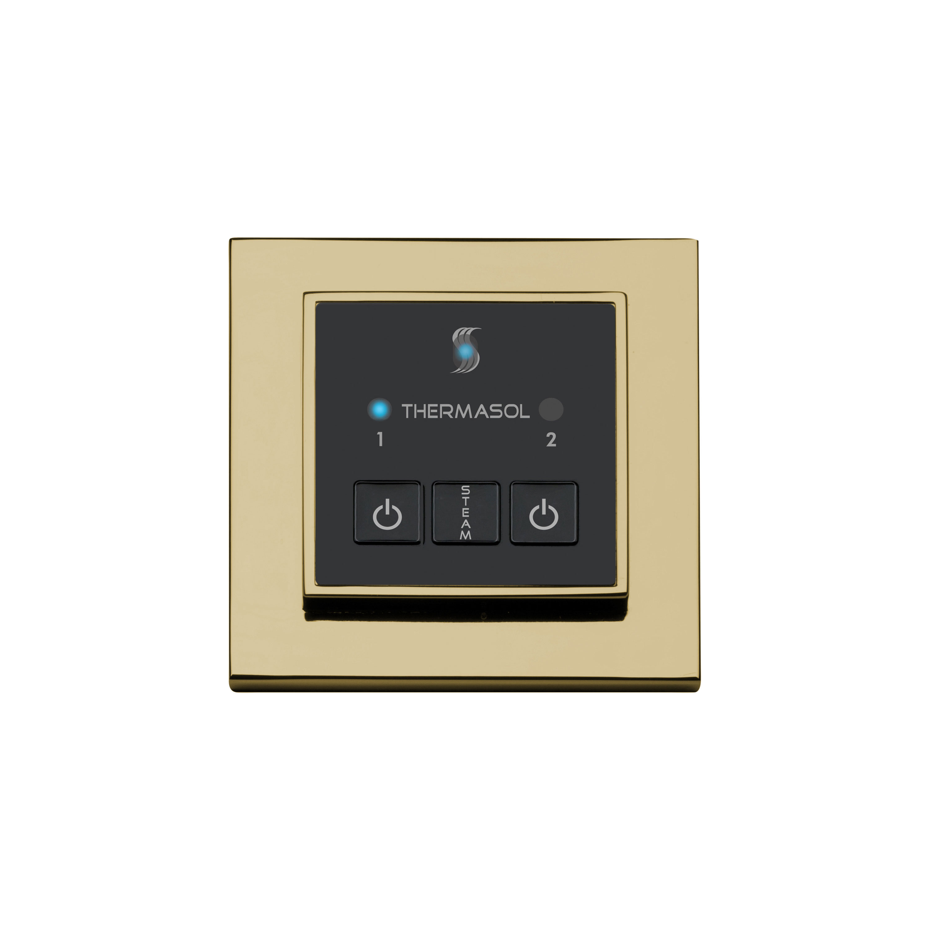 Thermasol ESM-PB Easy Start Control Square - Polished Brass