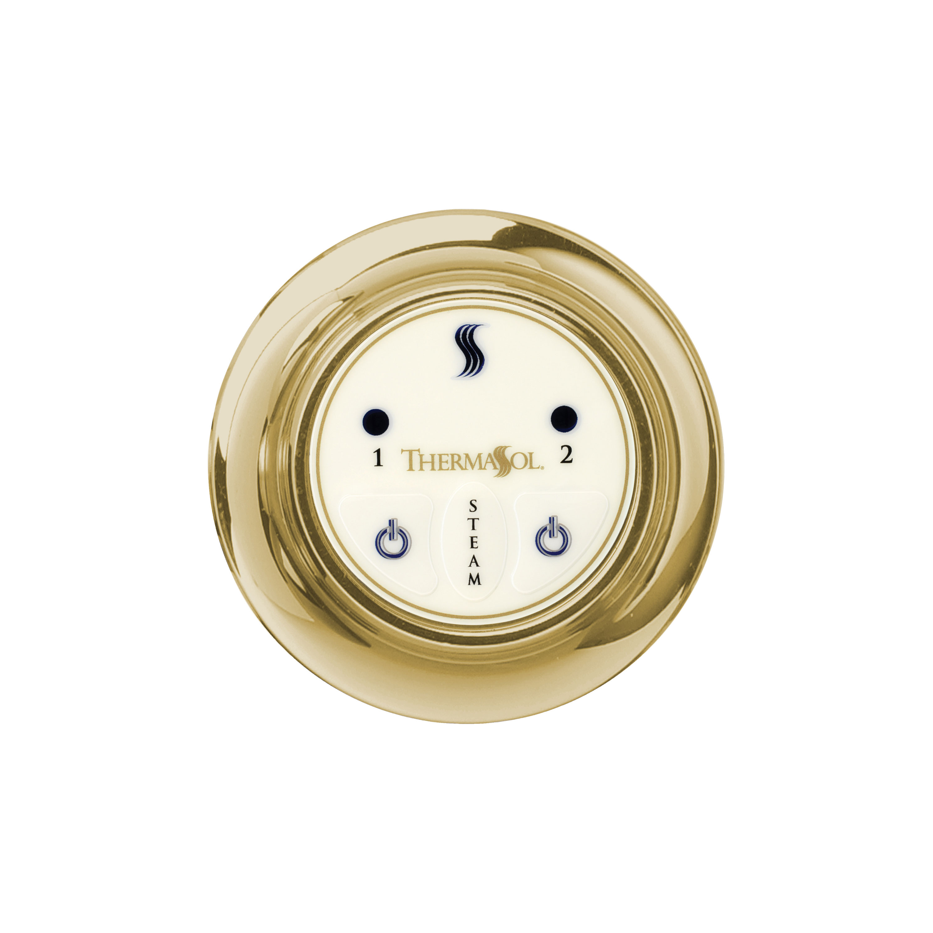 Thermasol EST-PB Easy Start Control Round - Polished Brass