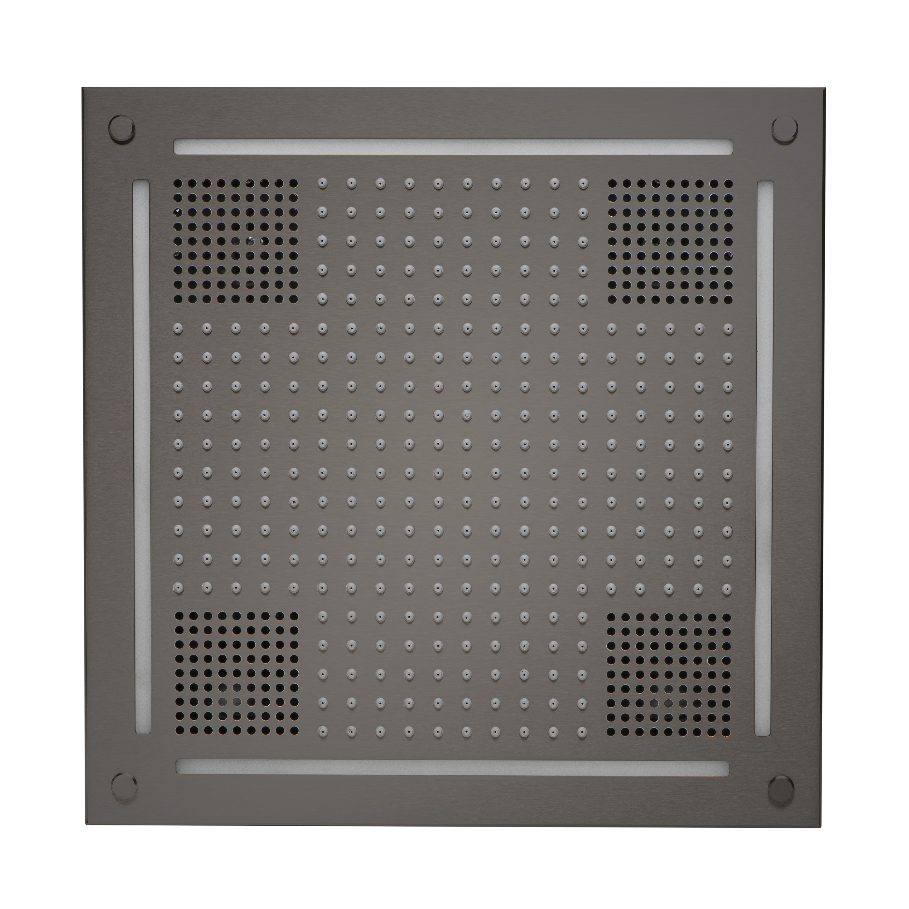 Thermasol HVLSRSQ-BN Hydrovive Light, Sound, Rain system Square - Black Nickel