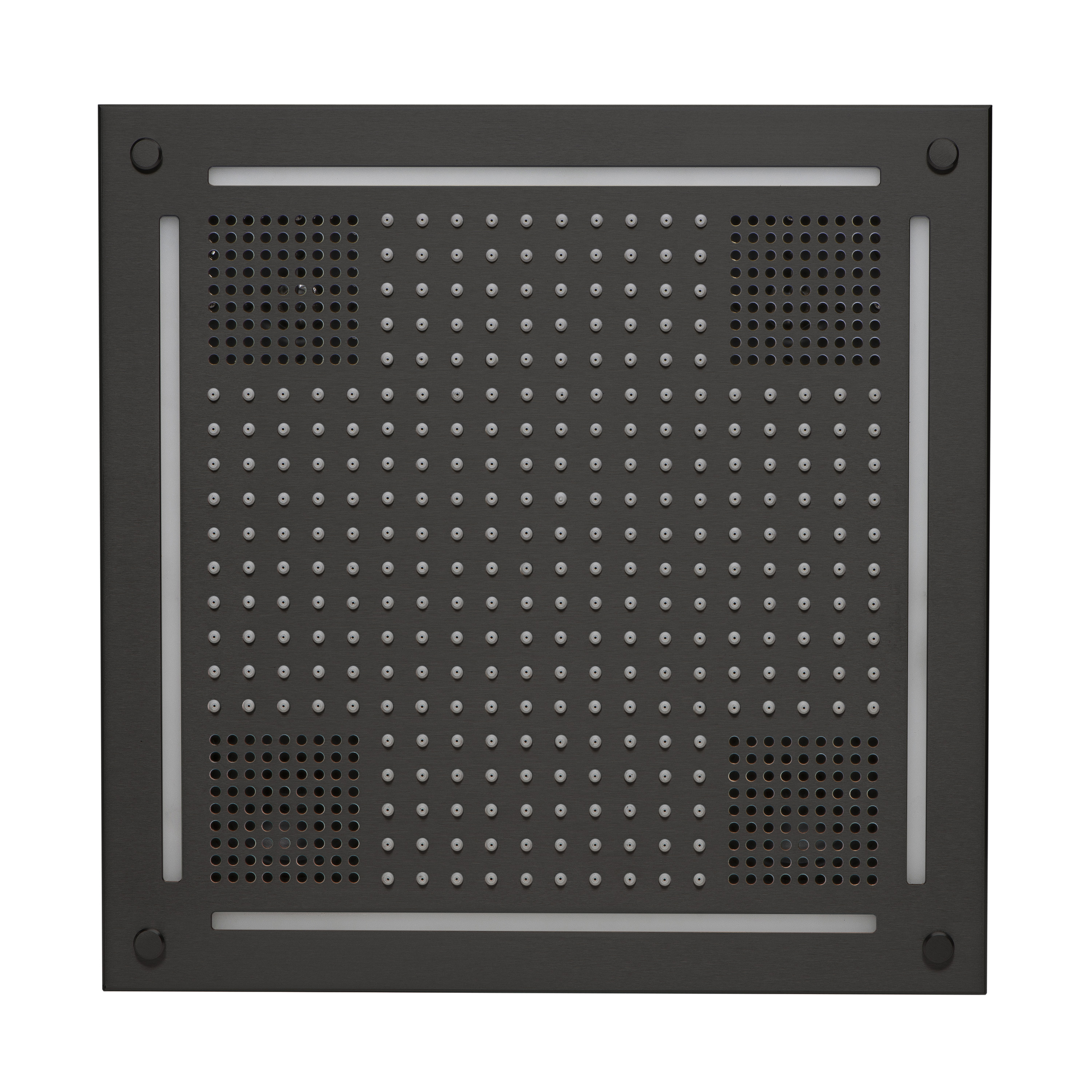 Thermasol HVLSRSQ-MB Hydrovive Light, Sound, Rain system Square - Matte Black