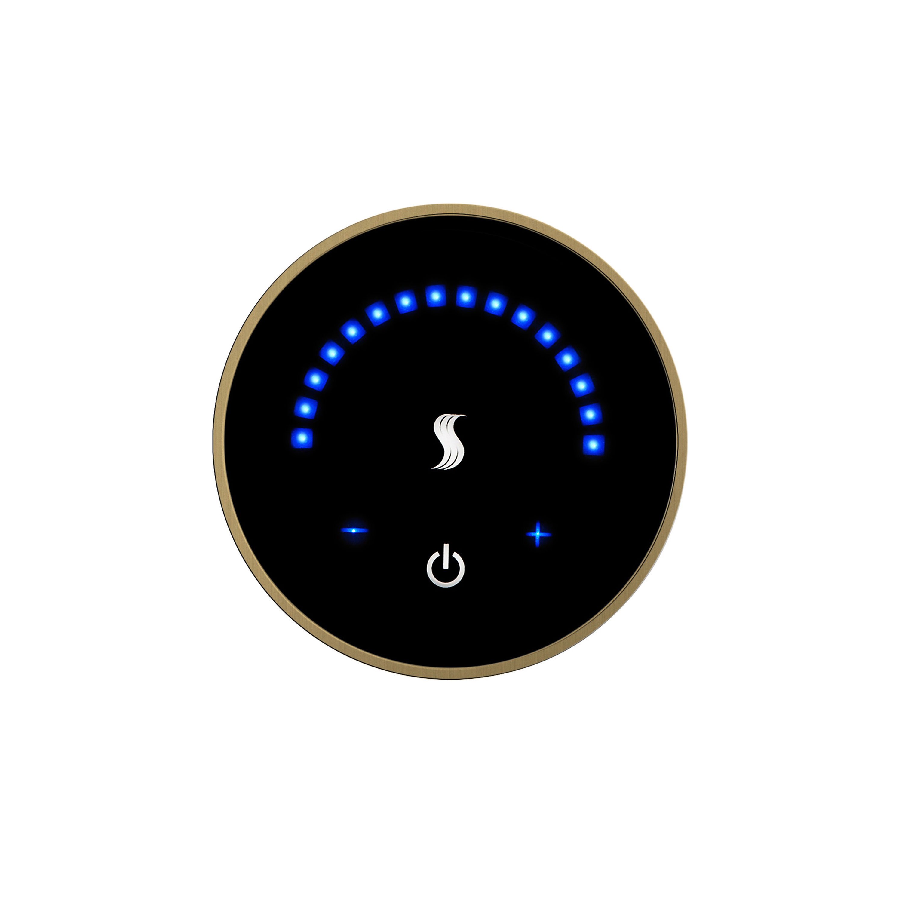 Thermasol MTC-SB MicroTouch Controller Round - Satin Brass