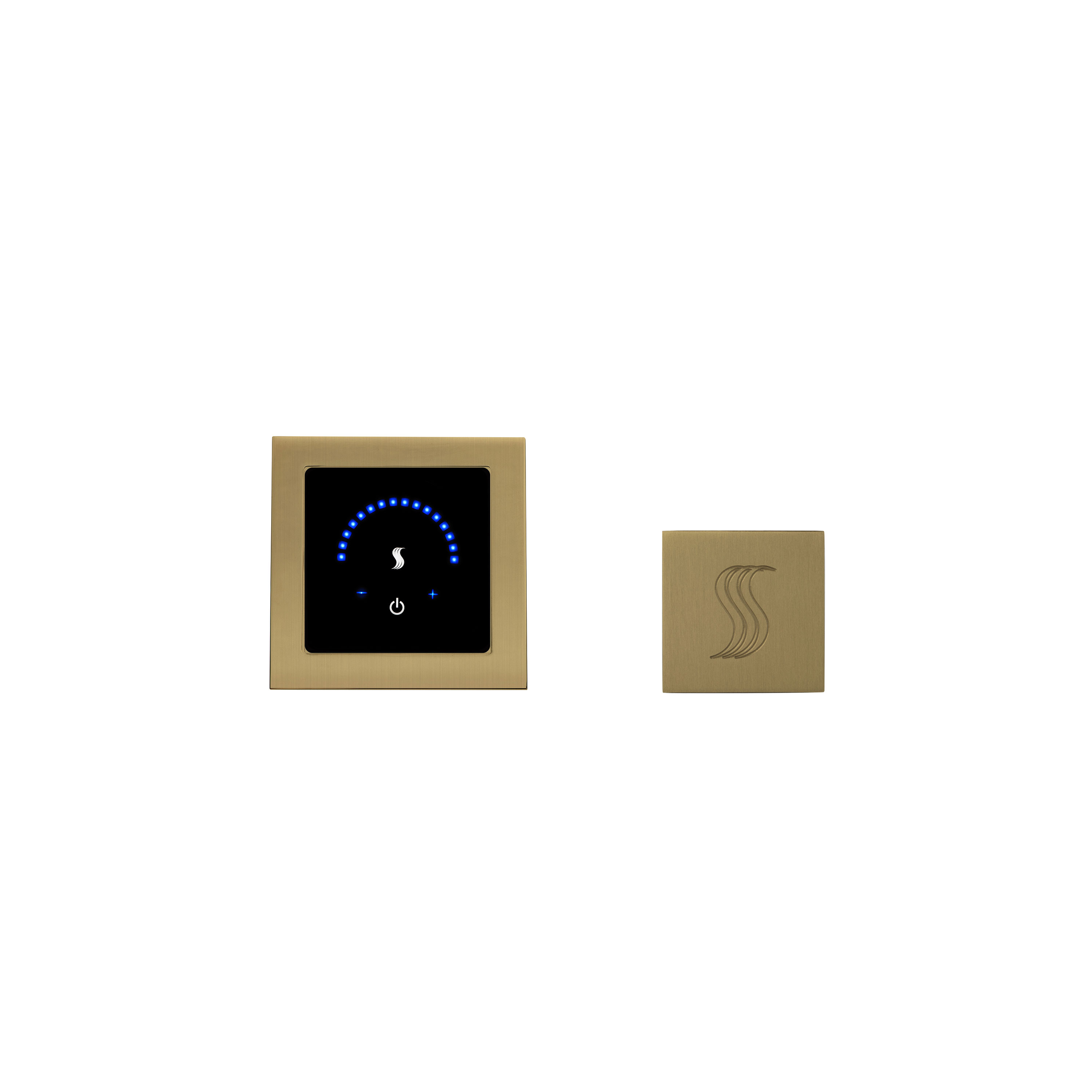 Thermasol MTMR-SVSQ-SB MicroTouch Control Kit Square - Satin Brass