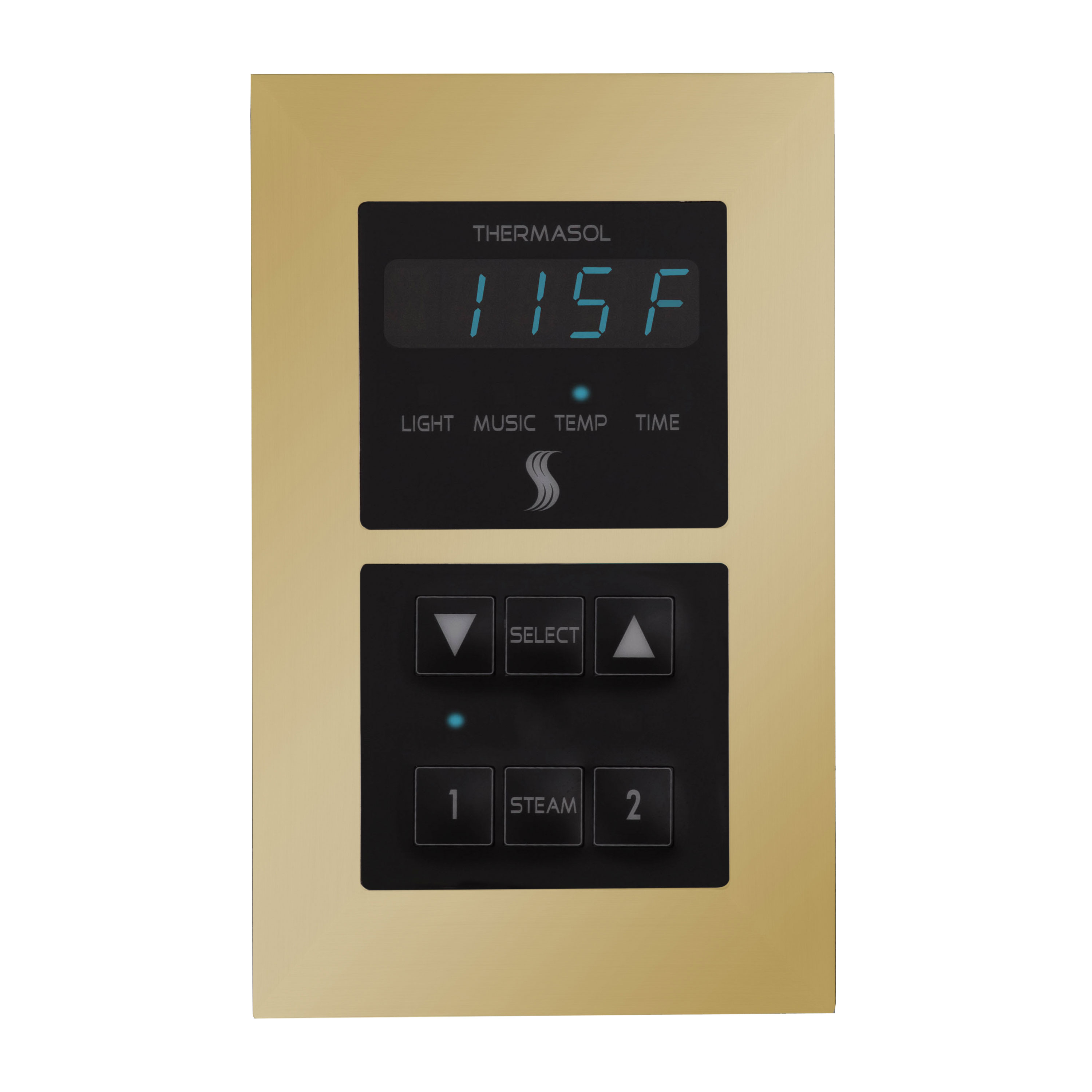 Thermasol SEMR-PB Signature Environment Control Square - Polished Brass