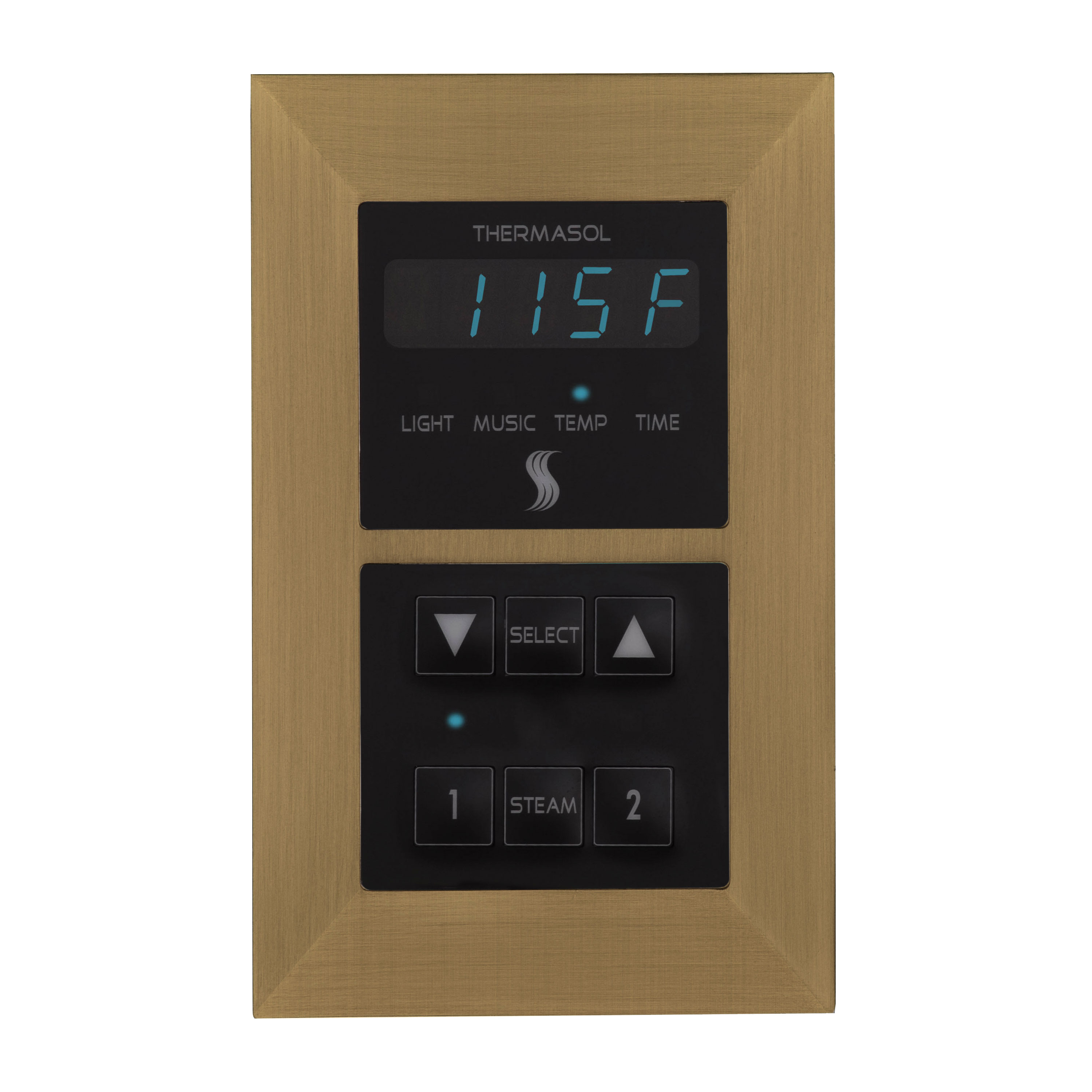 Thermasol SEMR-SB Signature Environment Control Square - Satin Brass