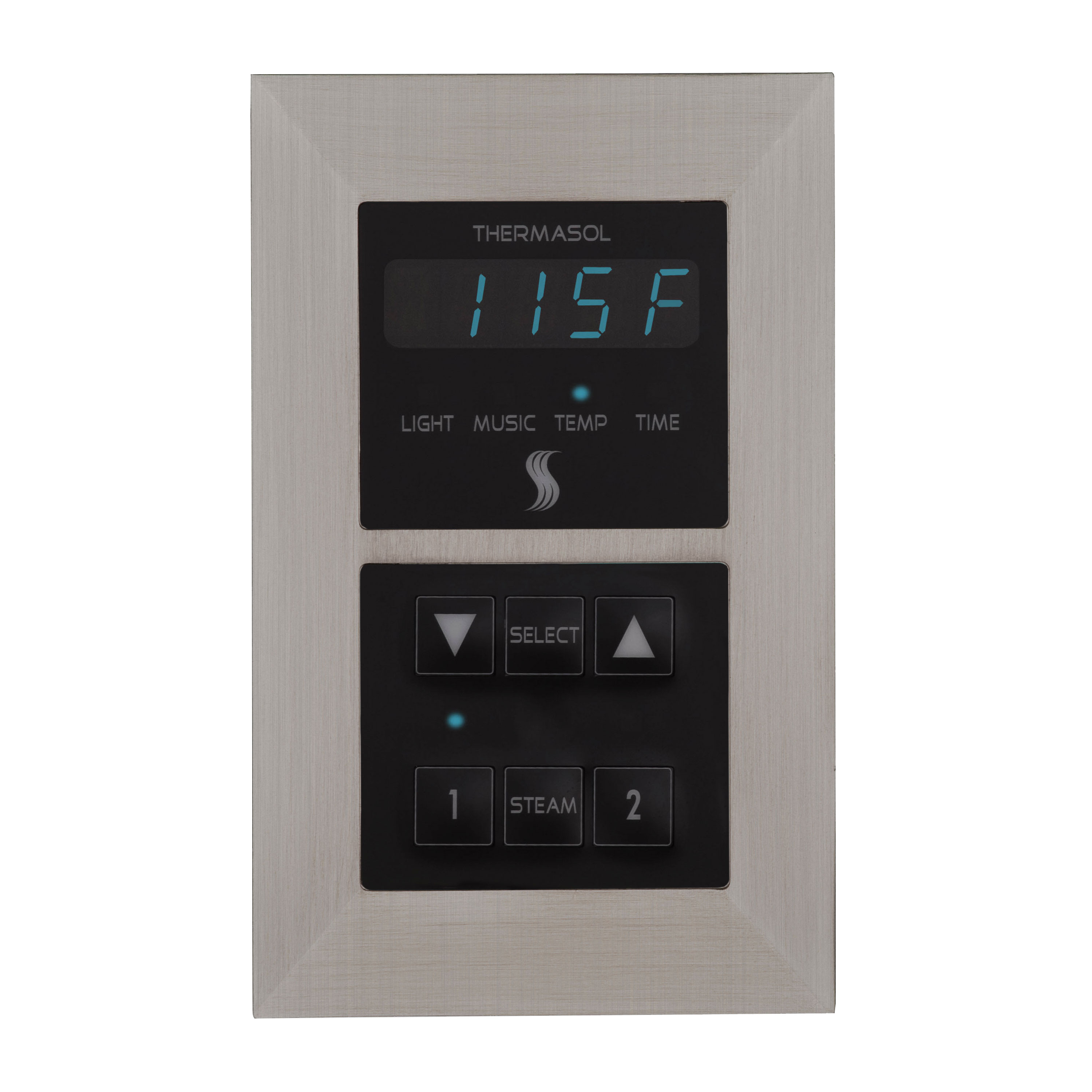 Thermasol SEMR-SC Signature Environment Control Square - Satin Chrome