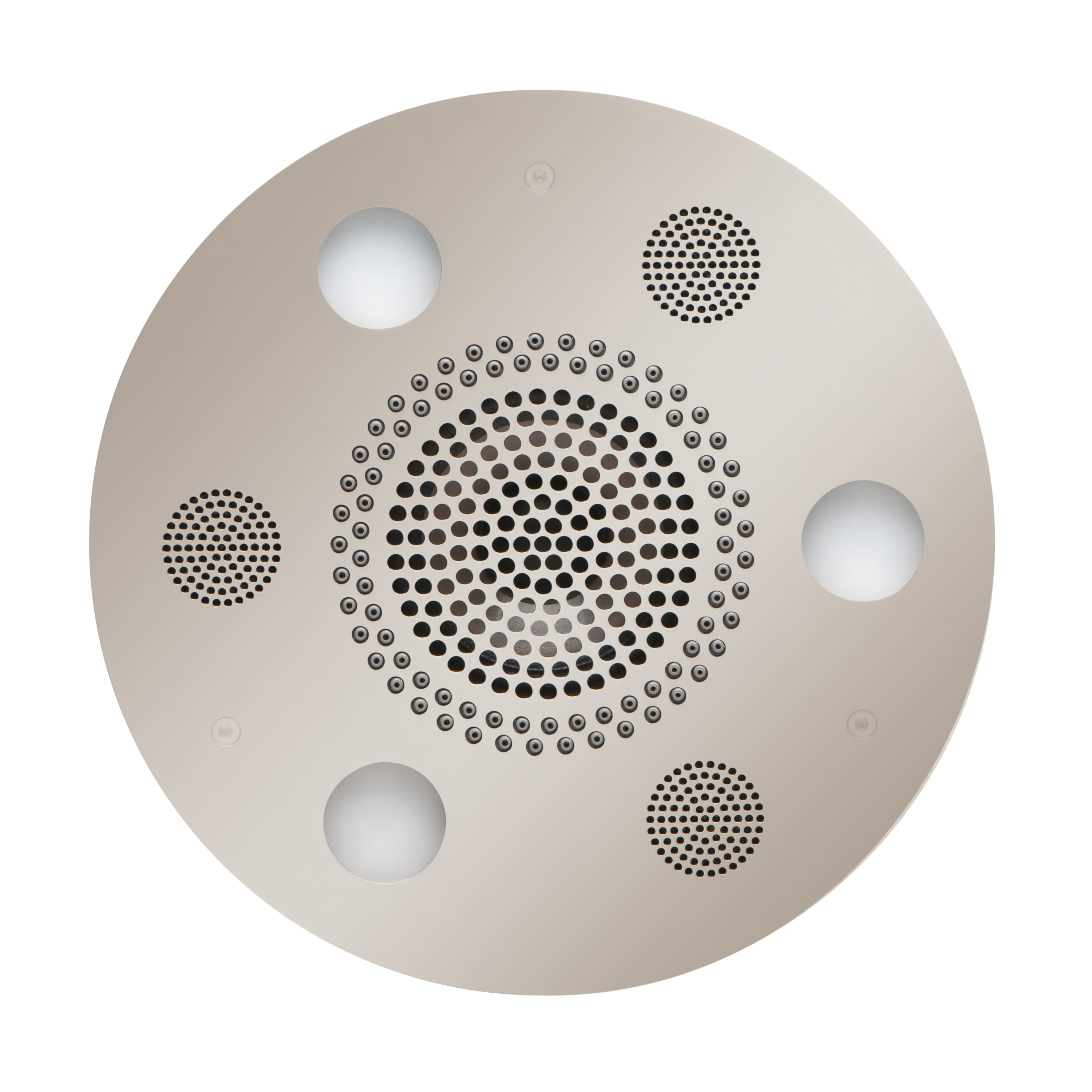 Thermasol SLSRRD-PN Serenity Light, Sound, Rain System Round - Polished Nickel