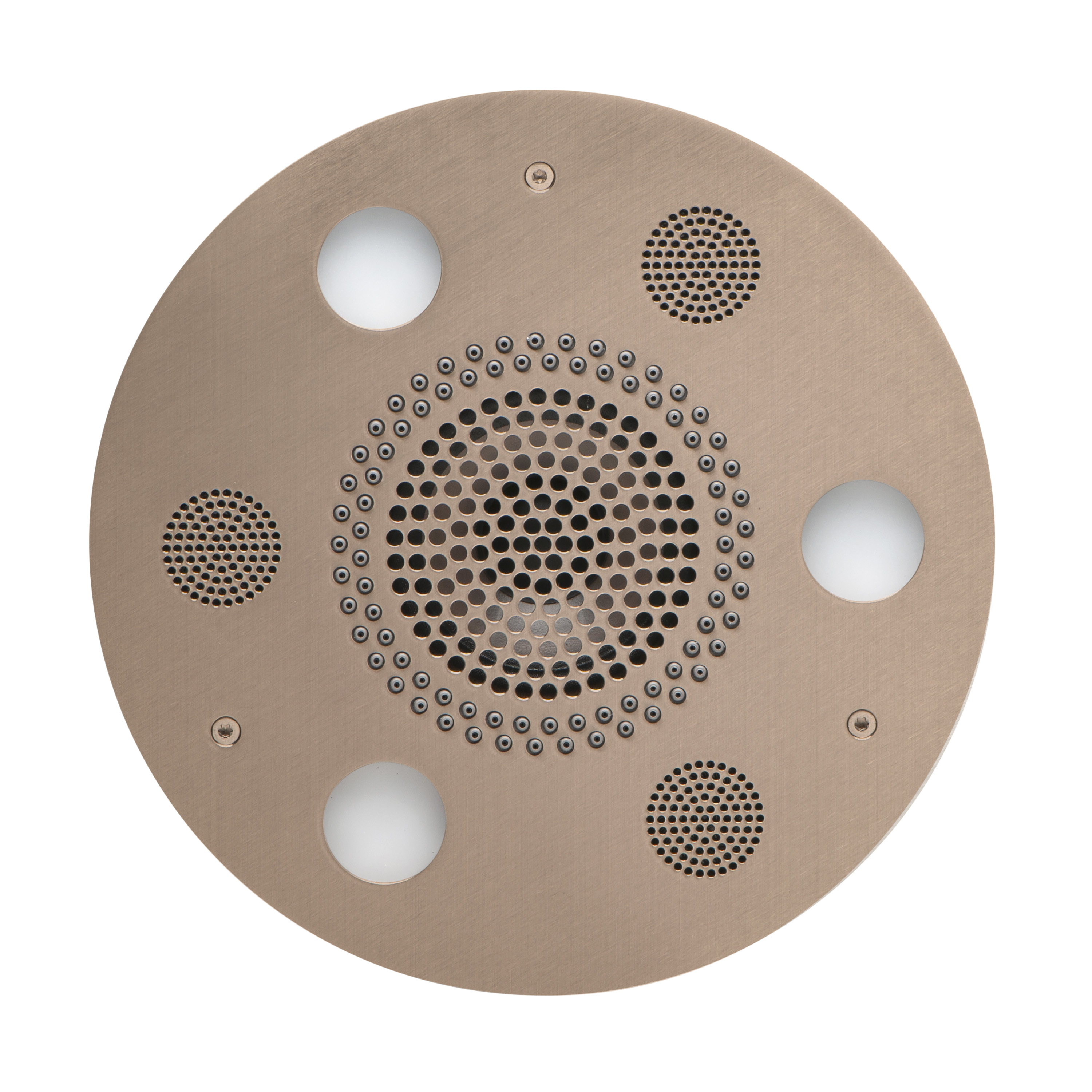 Thermasol SLSRRD-SN Serenity Light, Sound, Rain System Round - Satin Nickel