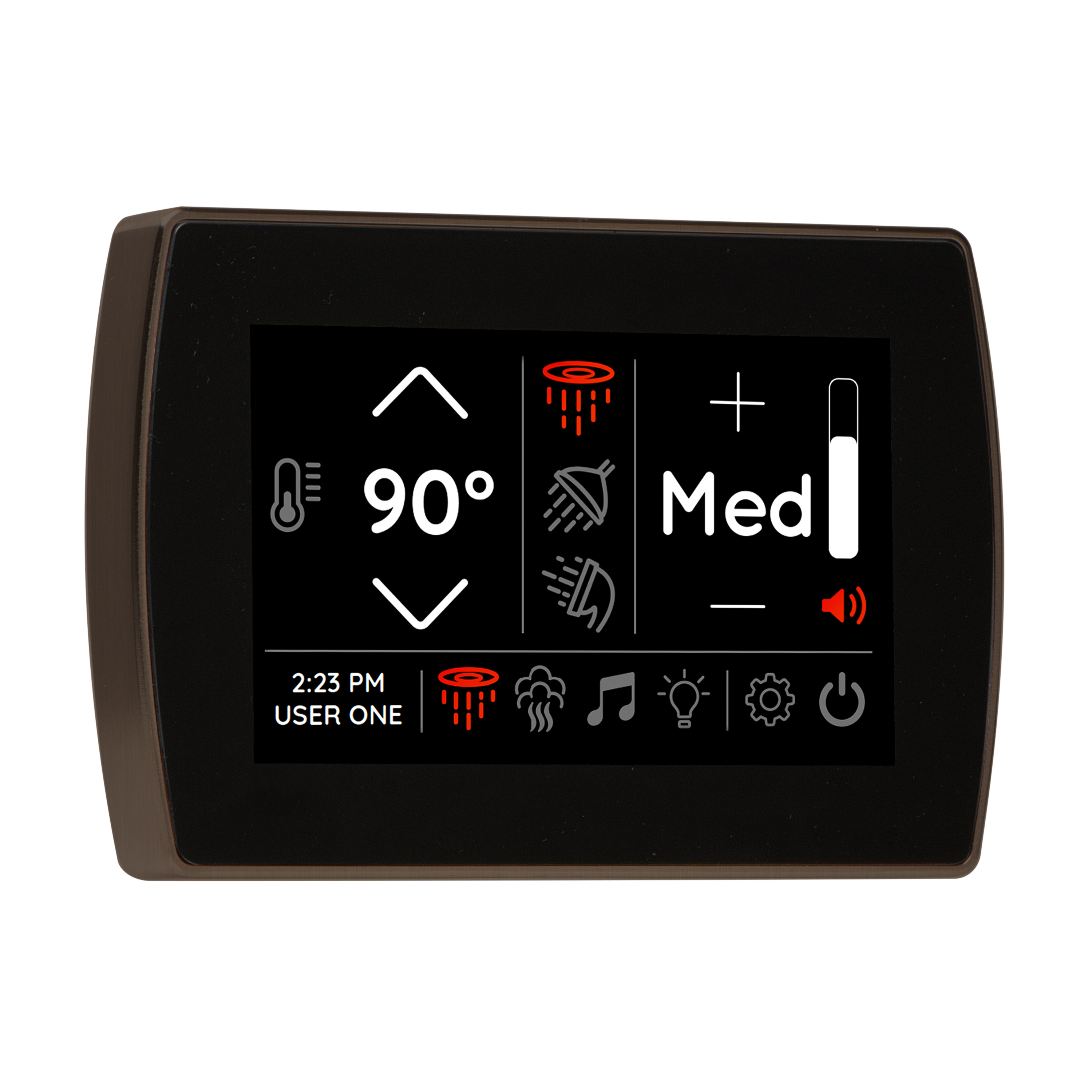 Thermasol STCM-ORB Signatouch Flush mount Square Controller - Oil Rubbed Bronze