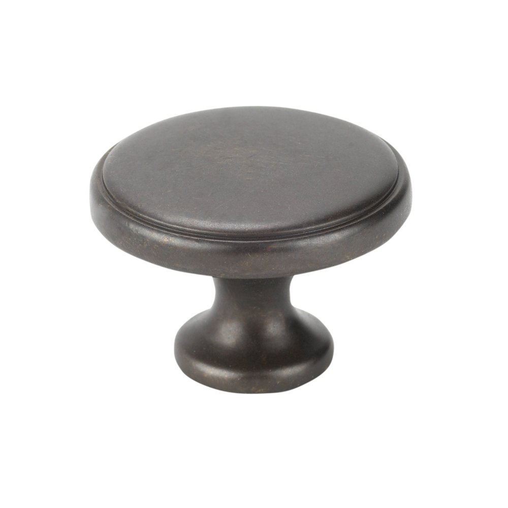 Topex Hardware 10826B27 Round Transitional Cabinet Knob - Dark Bronze - Click Image to Close