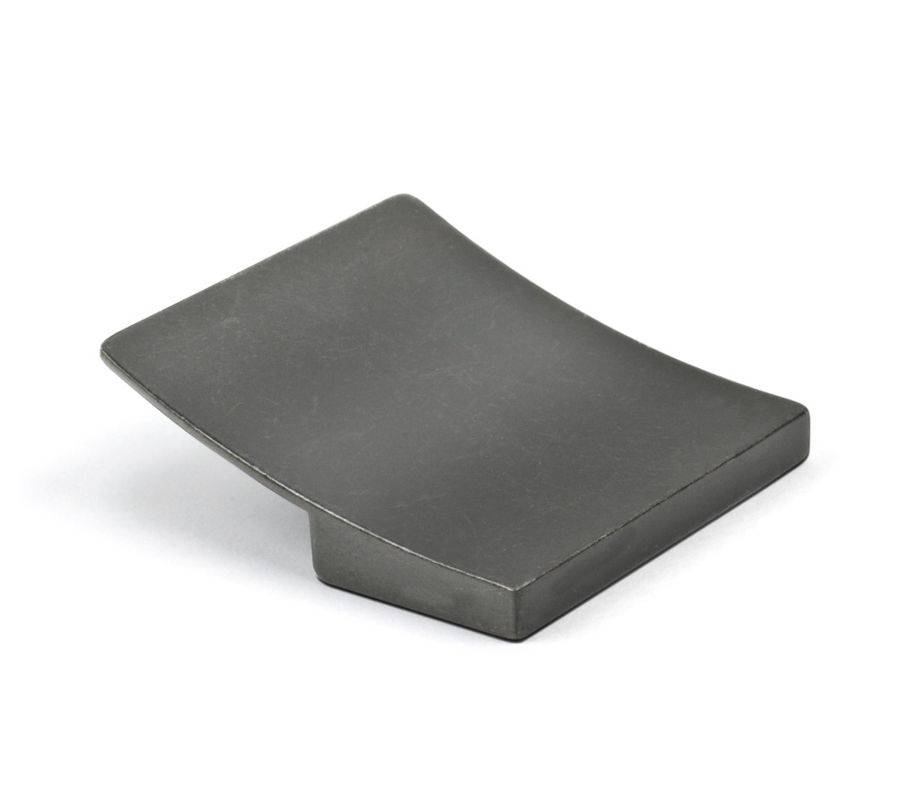 Topex Hardware 8-1041003227 Curved Square Cabinet Pull 1.25" (C-C) - Dark Bronze - Click Image to Close