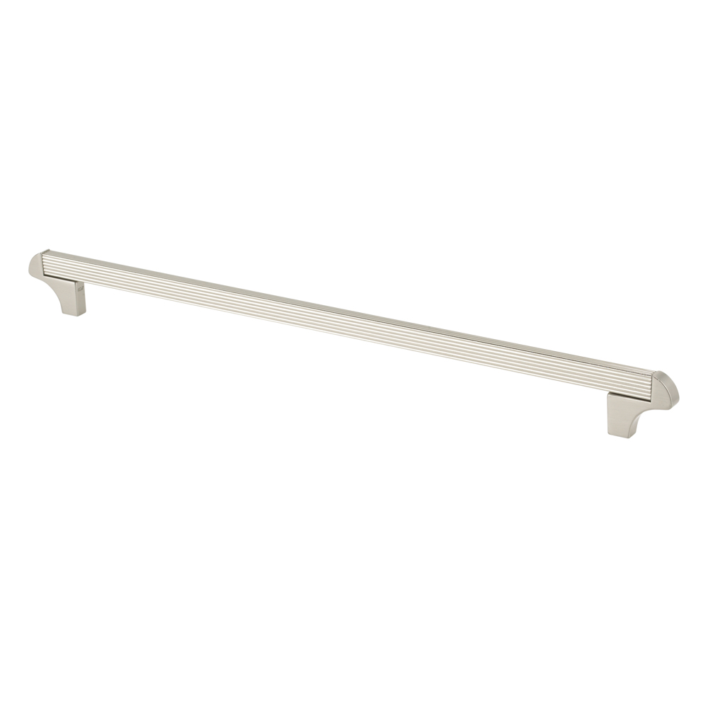 Topex Hardware 8-114103203534 Square Transitional Cabinet Pull 12.5" (C-C) - Satin Nickel - Click Image to Close