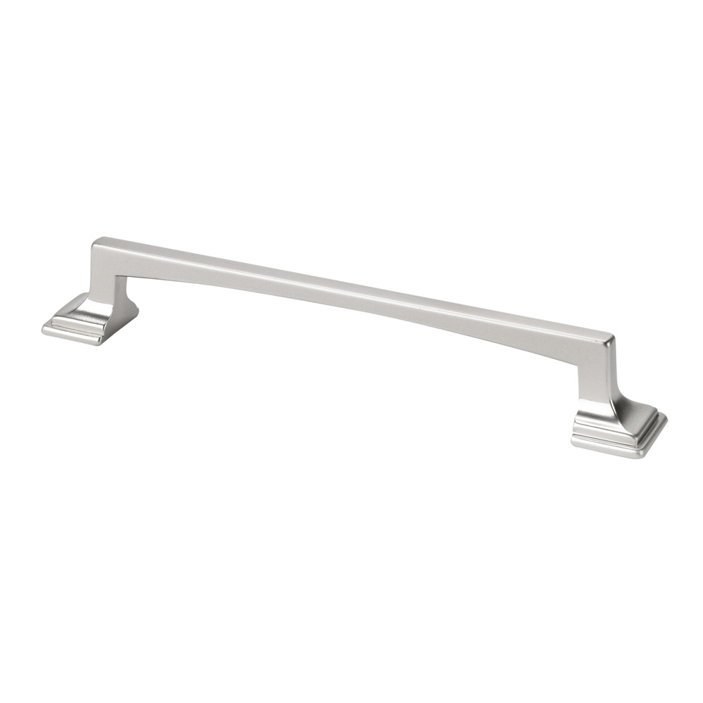 Topex Hardware 9-1335012835 Thin Square Transitional Cabinet Pull 5.03" (C-C) - Satin Nickel