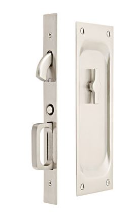Emtek 2105 Privacy Pocket Door Mortise Lock - Click Image to Close