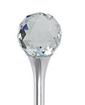RP47958 Brizo RSVP Clear Cyrstal Finial - Widespread - Click Image to Close